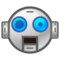 Robot Face emoji on Emojidex